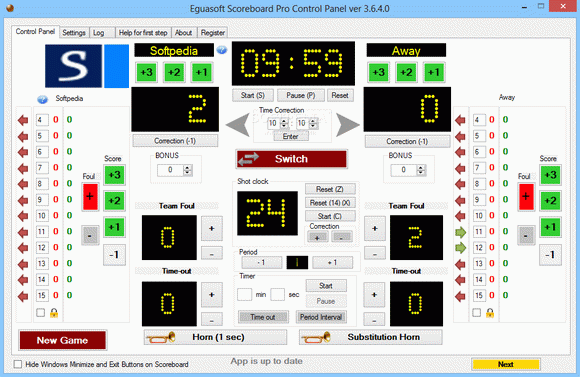 Basketball Scoreboard Pro V2 Crack Software